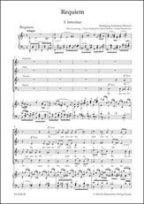 Requiem SATB Vocal Score cover